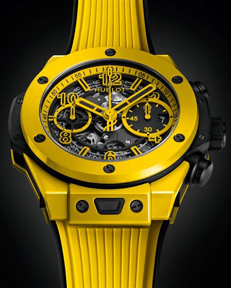 hublot big bang unico yellow ceramic|Hublot unico yellow magic watch.